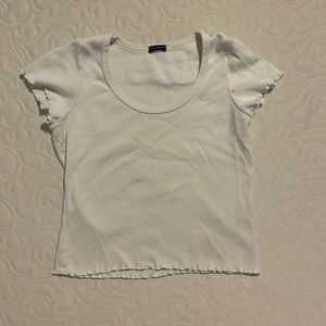 Brandy Melville White Crop